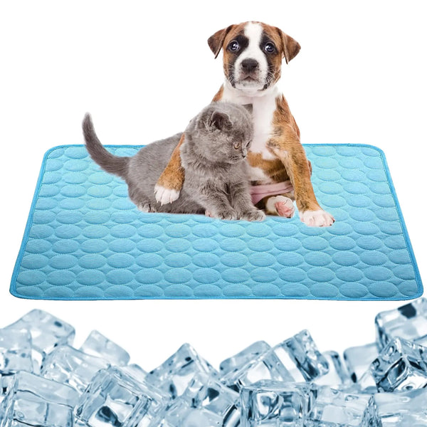 NEW Pet Cooling Mat Summer Cat and Dog Sofa Mat Soft Ice Silk Cold Feeling Nest Mat Summer Dog Cooling Mat Pet Products Dog Beds